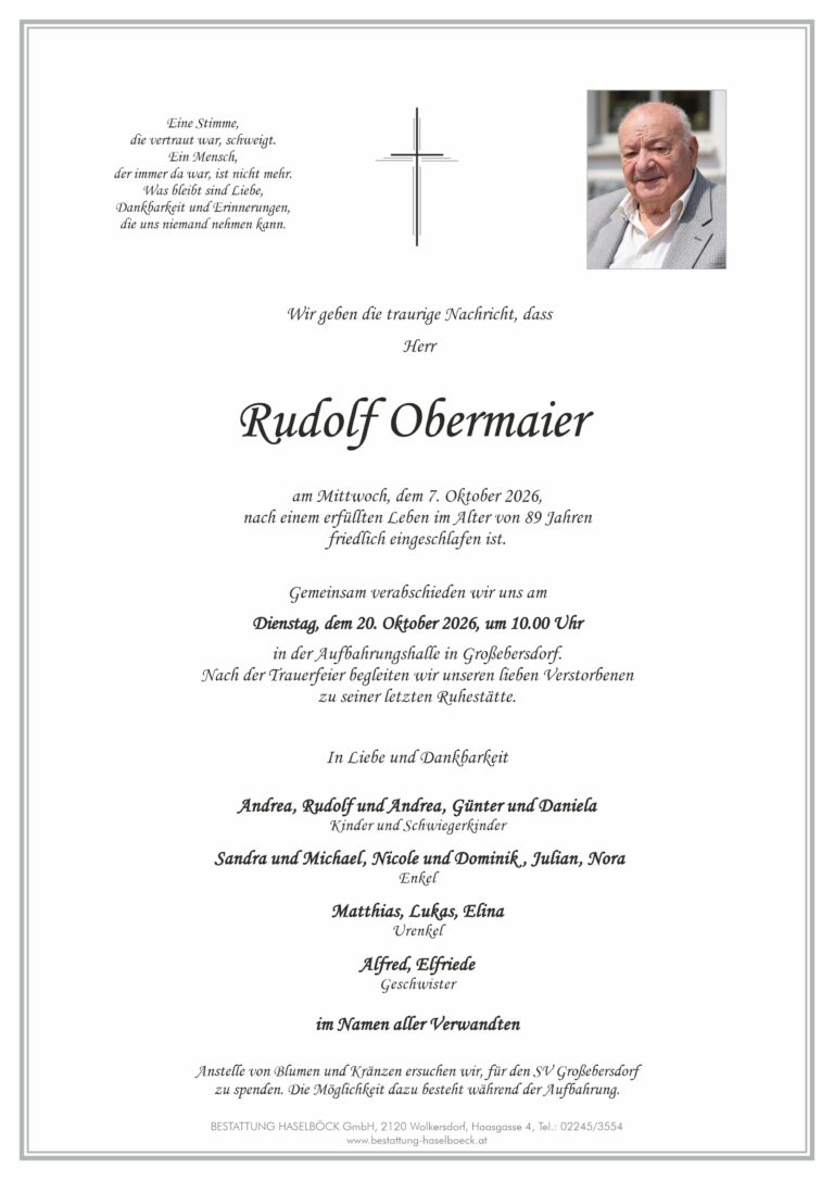 Obermaier_Rudolf_Großebersdorf_Parte_Bestattung_Haselböck