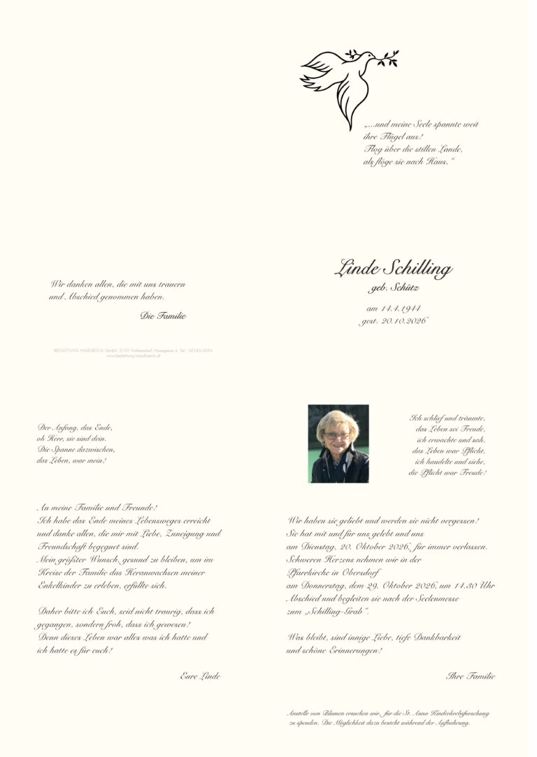 Schilling_Sieglinde_Parte_Obersdorf_Bestattung_Haselböck