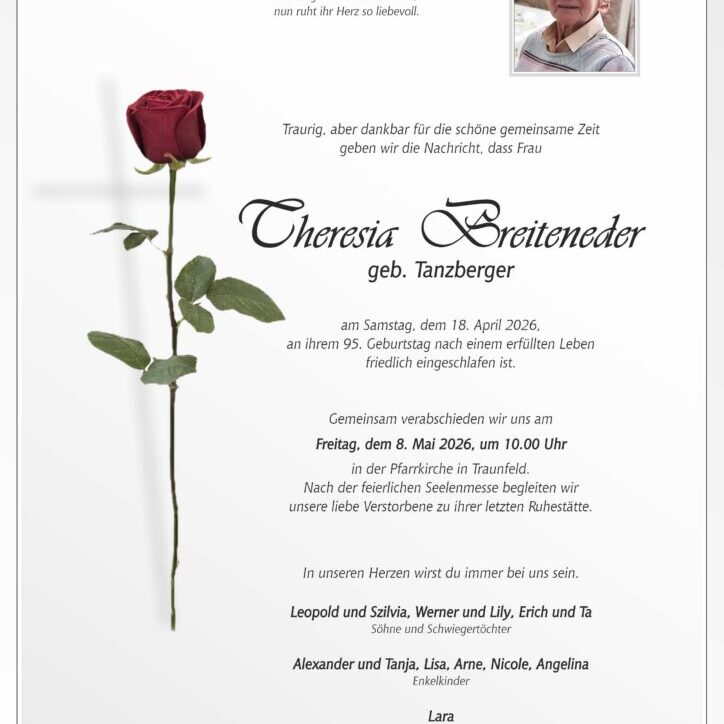 Breiteneder_Theresia_Traunfeld_Schleinbach_Parte_Bestattung_Haselböck