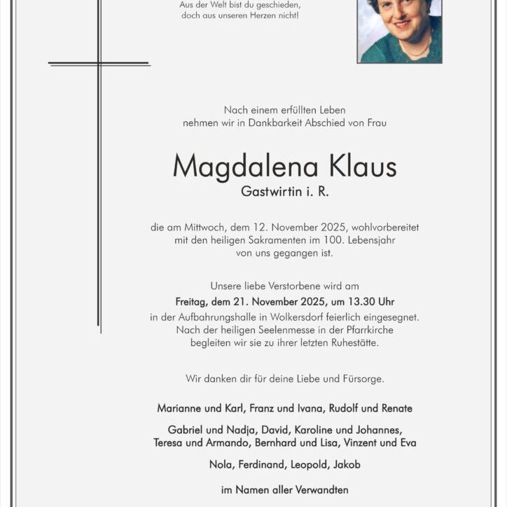 Magdalena Klaus Parte