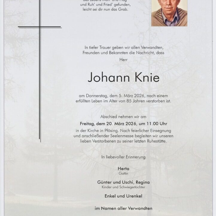 Knie_Johann_Pfösing_Parte_Bestattung_Haselböck