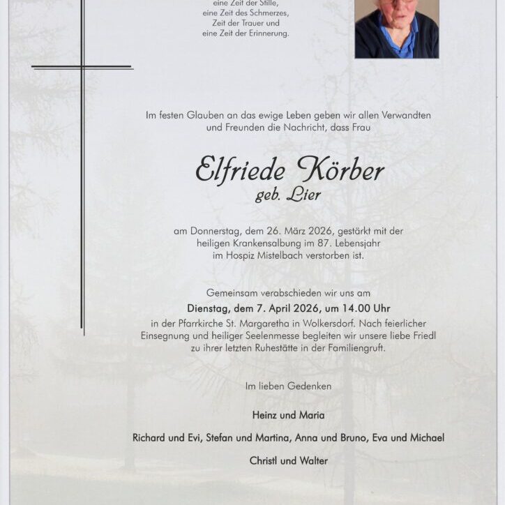 Körber_Elfriede_Parte_Wolkersdorf_Bestattung_Haselböck
