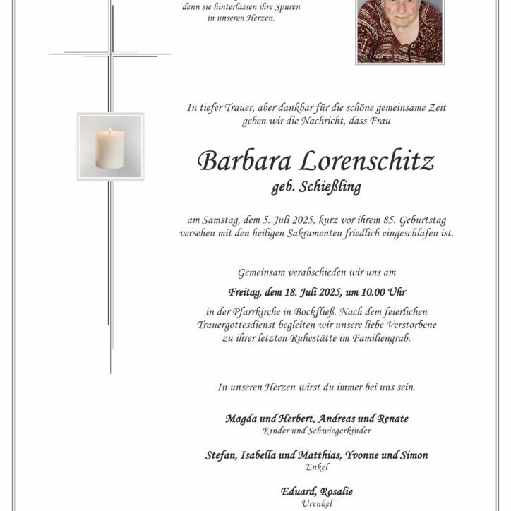 Lorenschitz_Barbara_Bockfließ_Parte_Bestattung_Haselböck