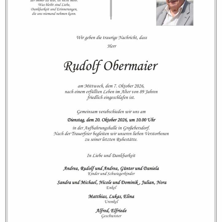 Obermaier_Rudolf_Großebersdorf_Parte_Bestattung_Haselböck