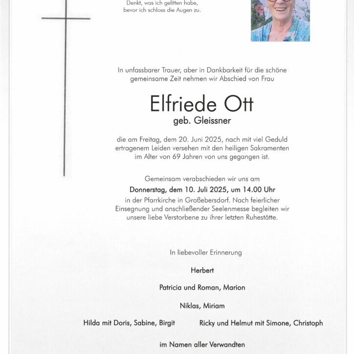 Ott_Elfriede_Parte_Großebersdorf_Bestattung_Haselböck