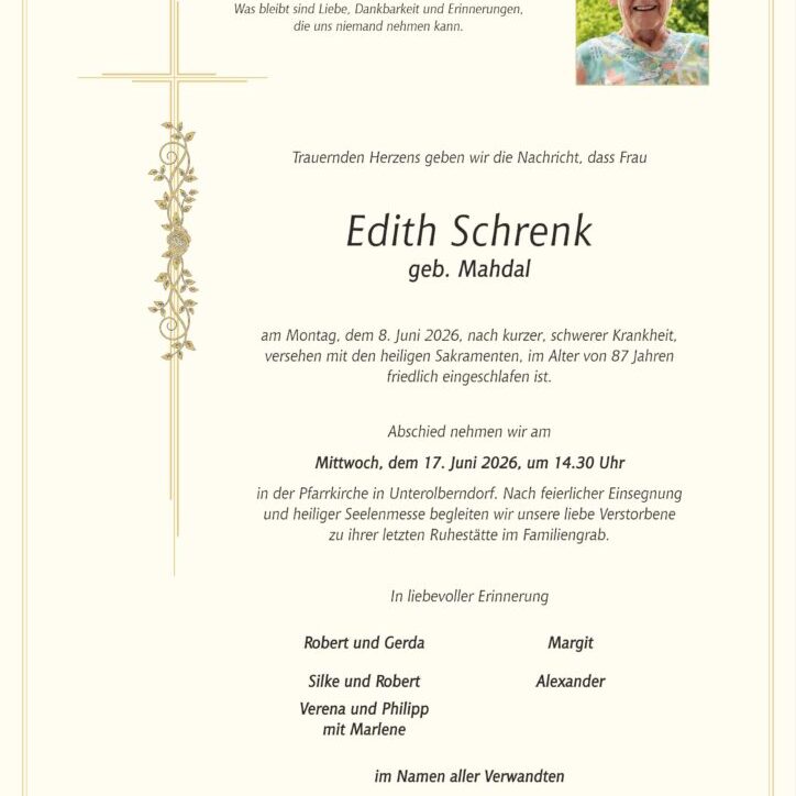 Schrenk_Edith_Unterolberndorf_Parte_Bestattung_Haselböck