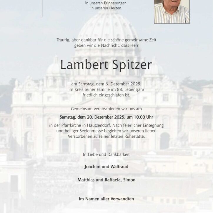 Spitzer_Lambert_Hautzendorf_Parte_Bestattung_Haselböck