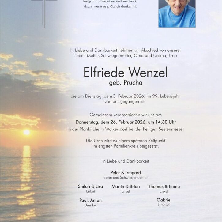 Wenzel_Elfriede_Parte_Wolkersdorf_Bestattung_Haselböck