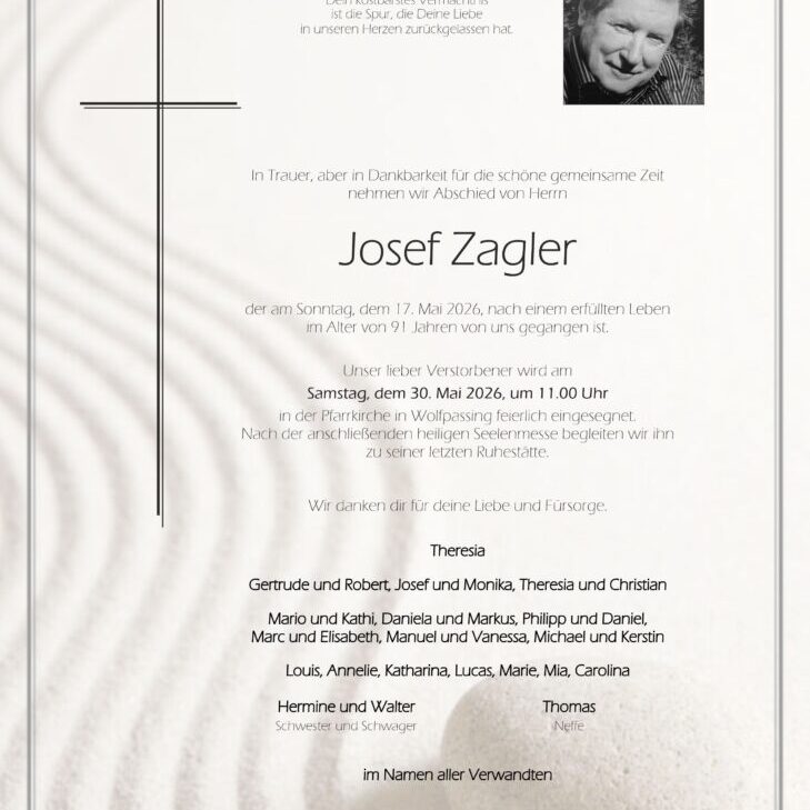 Zagler_Josef_Parte_Wolfpassing_Bestattung_Haselböck